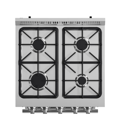 Forno Breno 24-Inch Freestanding Gas Range, Plug Included, Energy Efficient