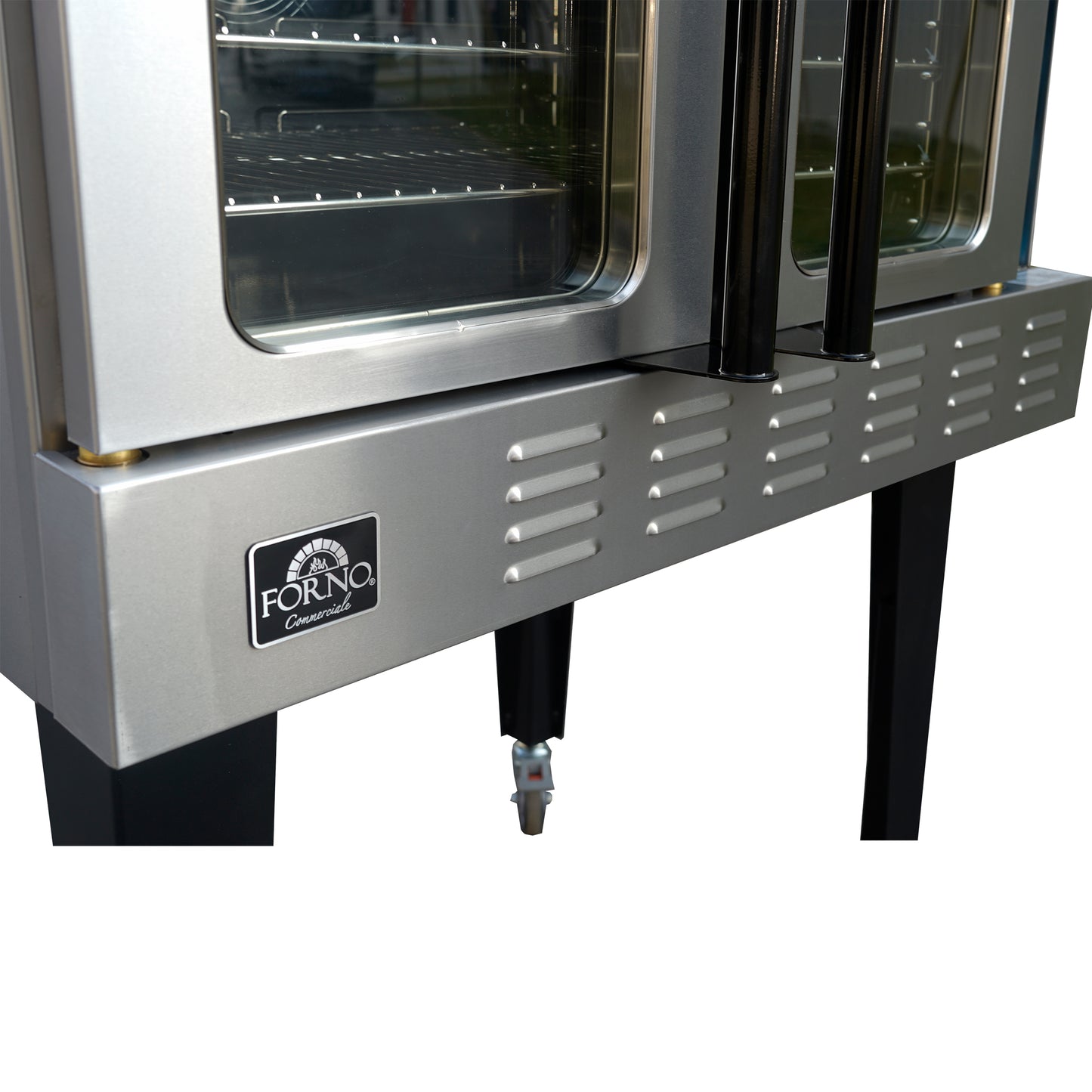 Forno Commerciale Convection Gas Oven, 3 burners 54,000 BTU, 150–500°F, stainless steel, NG/LP convertible
