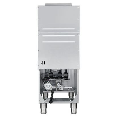 Forno Commerciale Propane Gas Deep Fryer, 4 Burners 120,000 BTU, 50 lbs Oil Capacity, Millivolt Control