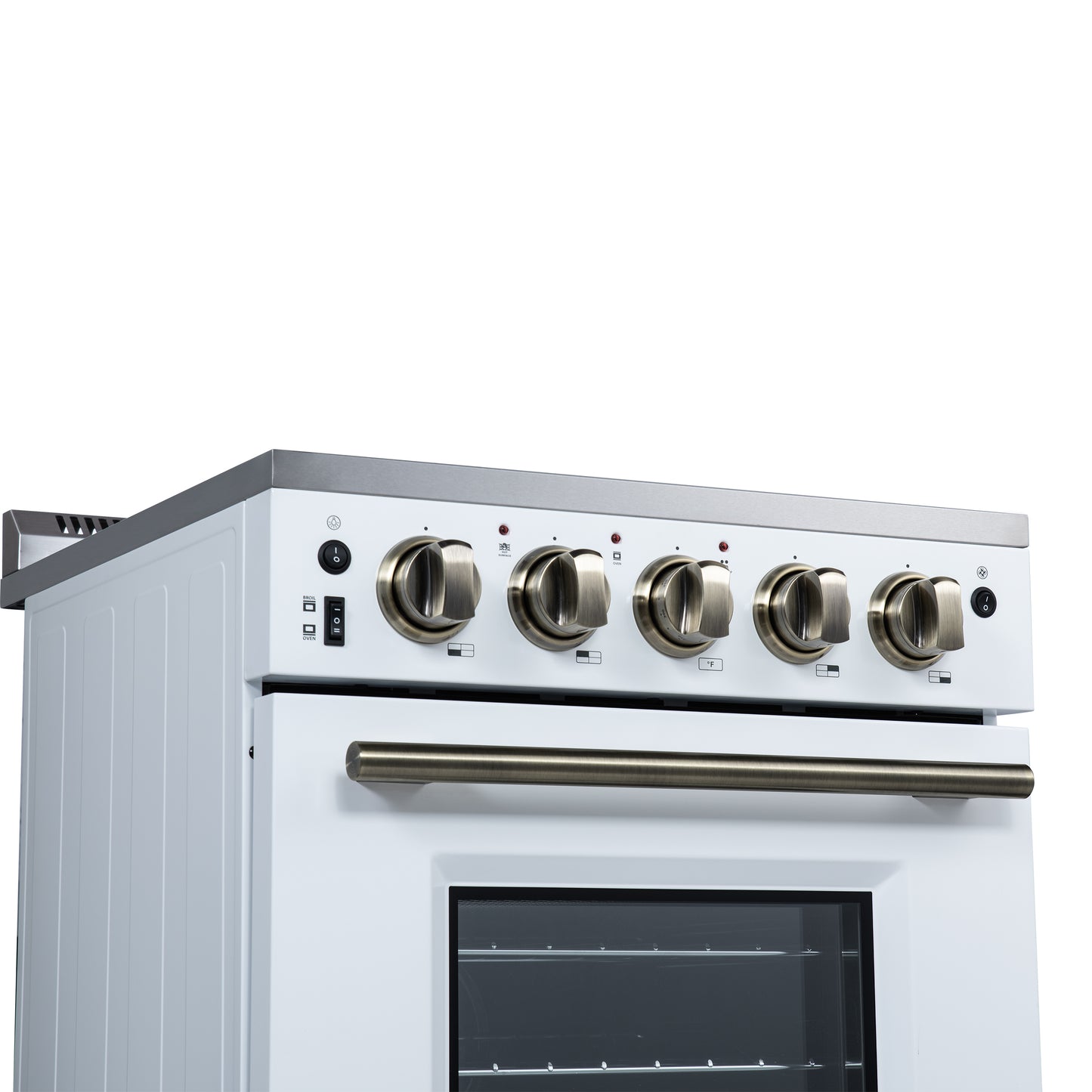 Forno Loiano 24 Inch Freestanding Electric Range in White