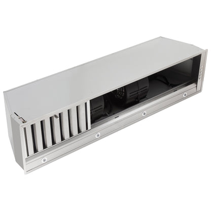 Forno Frassanito 48-Inch Recessed Range Hood, Stainless Steel Baffle Filters, LED Lighting