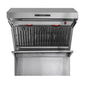 Forno Savona 36-Inch Wall Mount Range Hood, Baffle Filters, Backsplash Included