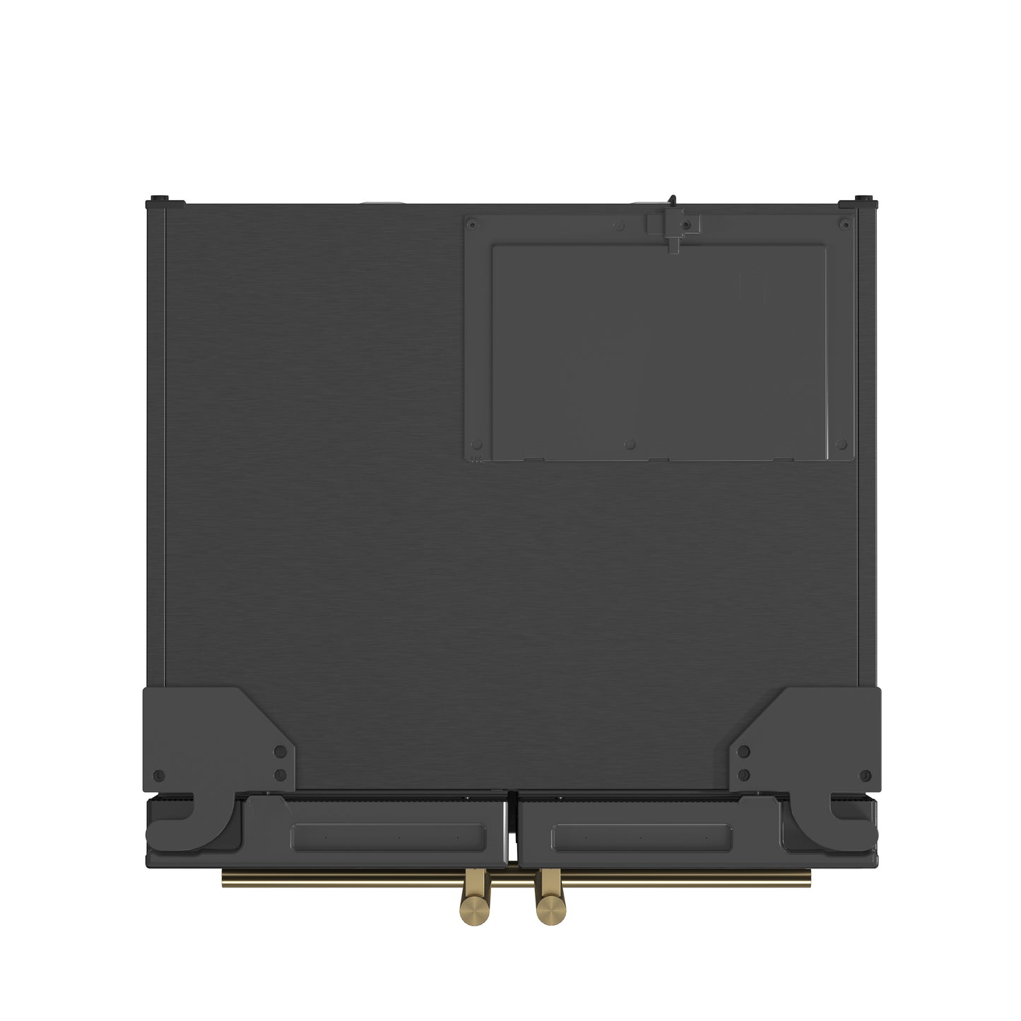 Forno Gallipoli Espresso 30-Inch Black French Door Refrigerator, Bottom Freezer, 17.5 Cu. Ft., No Frost, Ice Maker