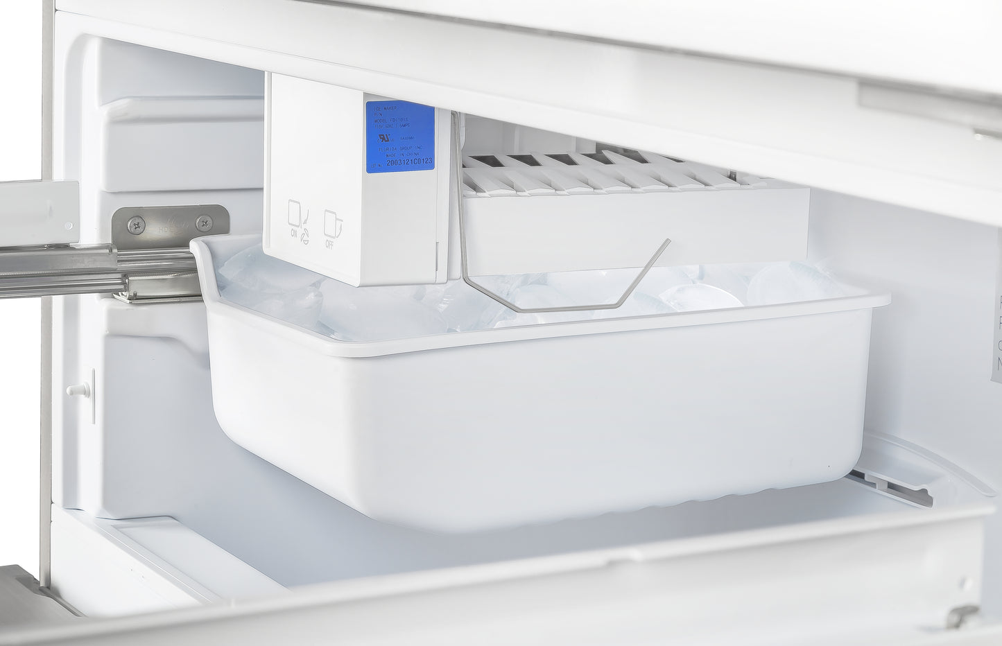 Forno Moena 36-Inch French Door Refrigerator, 19.2 cu.ft, Counter Depth, Ice Maker, Stainless Steel Interior Panel, ENERGY STAR Certified