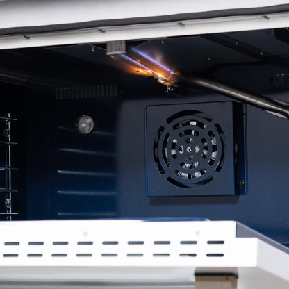 Forno Massimo 36-Inch White Freestanding Gas Range, 6 Sealed Burners, Convection Oven, Energy Efficient