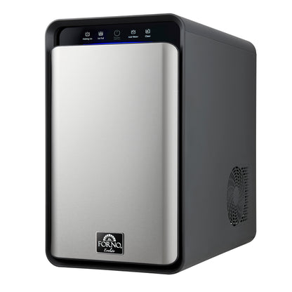 Sferico 11-in Ice Maker, Silver, 32 clear 2-in slow-melting spheres daily, stores more than 10 balls