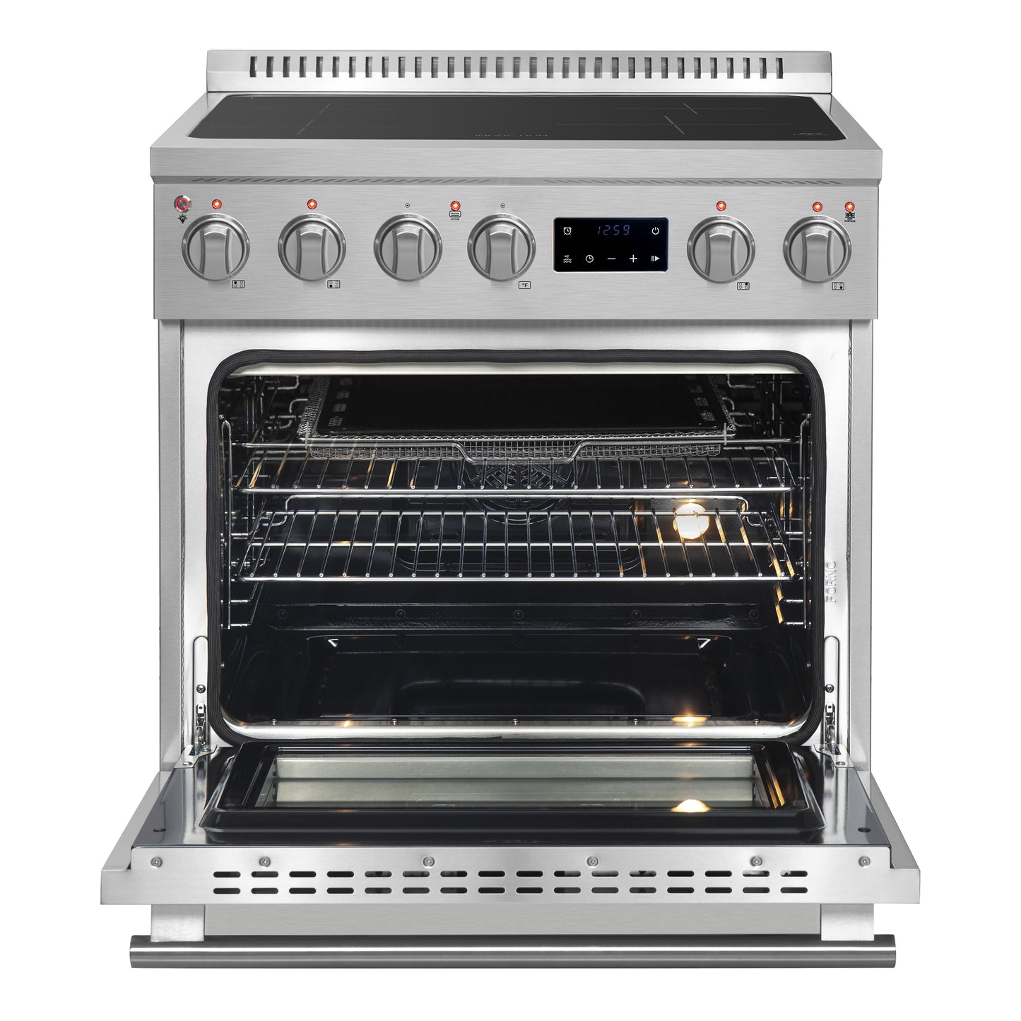Forno Torino 30 Inch Induction Range with True Convection and Air Fry