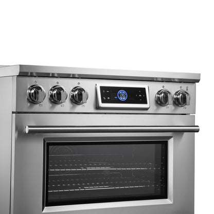 Forno Maximus 36 Inch Induction Range with Air Fryer