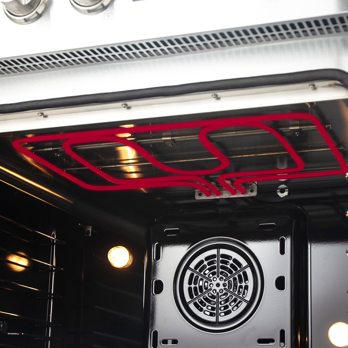 Forno Torino 36 Inch French Door Induction Range with Air Fryer and True Convection Oven