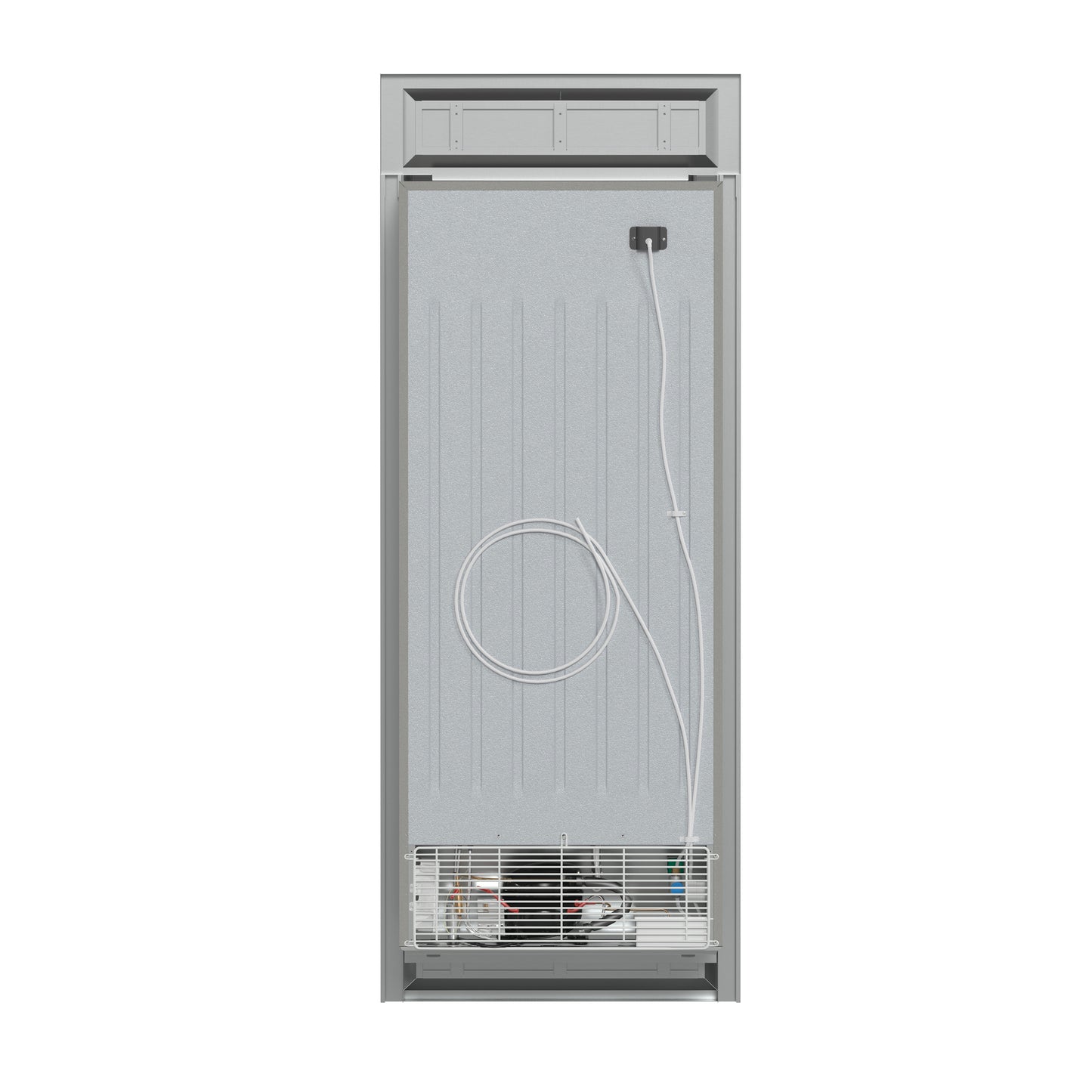 Forno Fortezza 32 Inch Left-Swing Freezer with Trim Kit, Stainless Steel, with Automatic Ice Maker