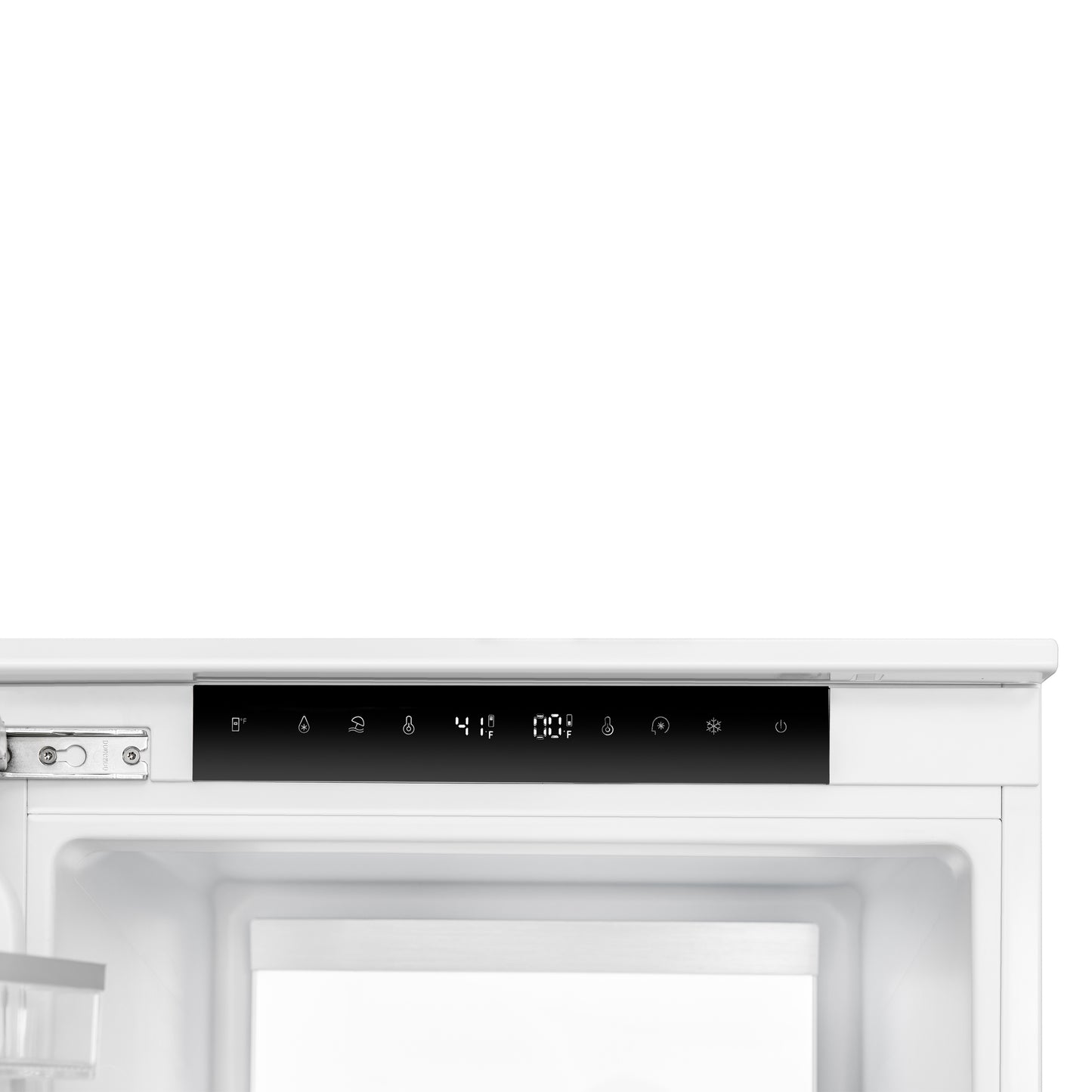 Forno Rivestito 22 Inch Panel Ready Bottom Freezer Refrigerator, 8.3 cu. ft., Ice Maker, Total No Frost, Fast Cool & Fast Freeze