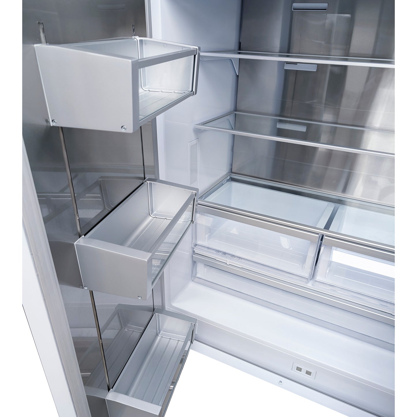 Forno Rivestito Panel Ready Refrigerator, French Door, 36 Inch, Energy Star, Fast Freeze