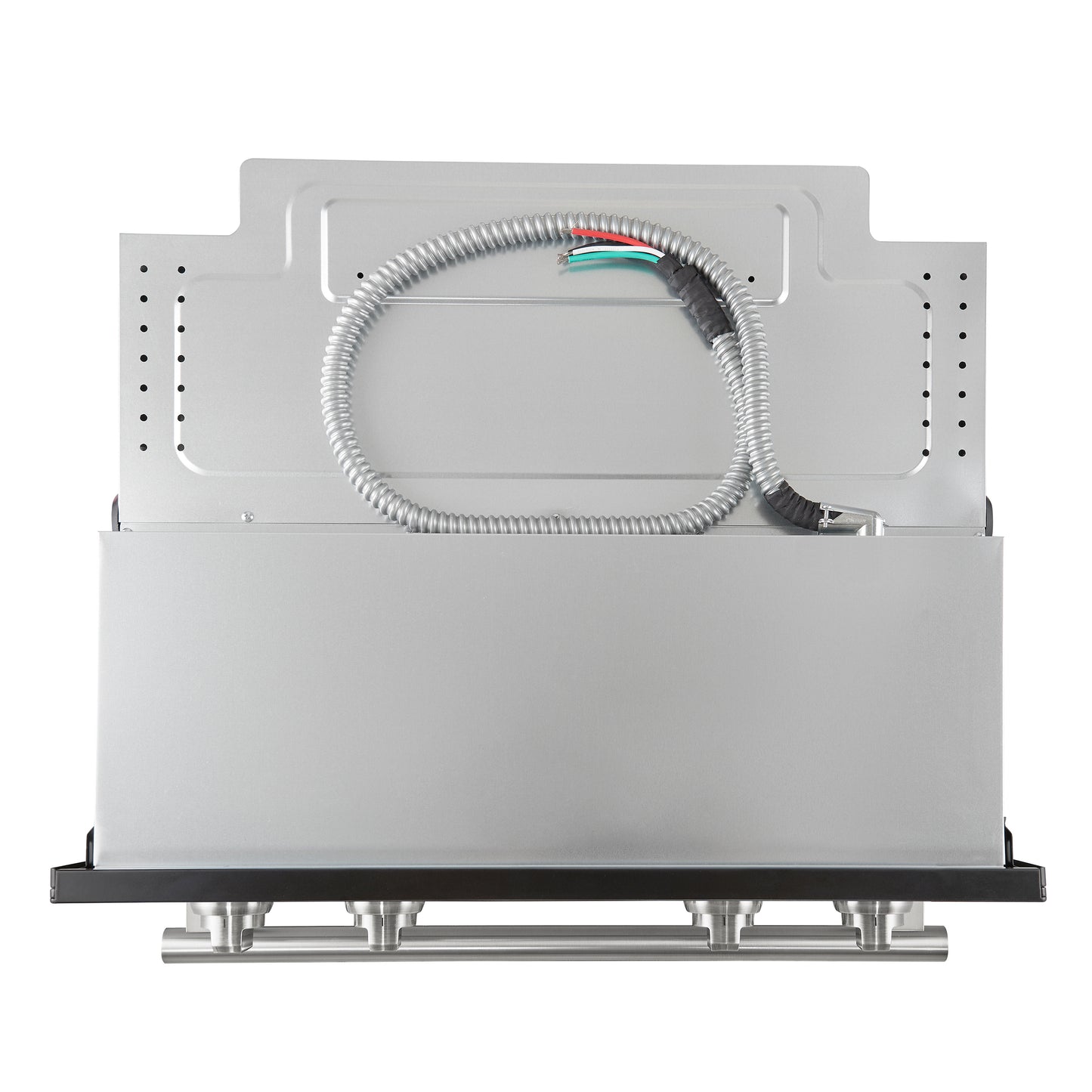 Forno Vomero 30-Inch Double Wall Oven, Black, 10 cu.ft Total Capacity, 7100W Convection, Mechanical Controls, Manuel Steam Clean